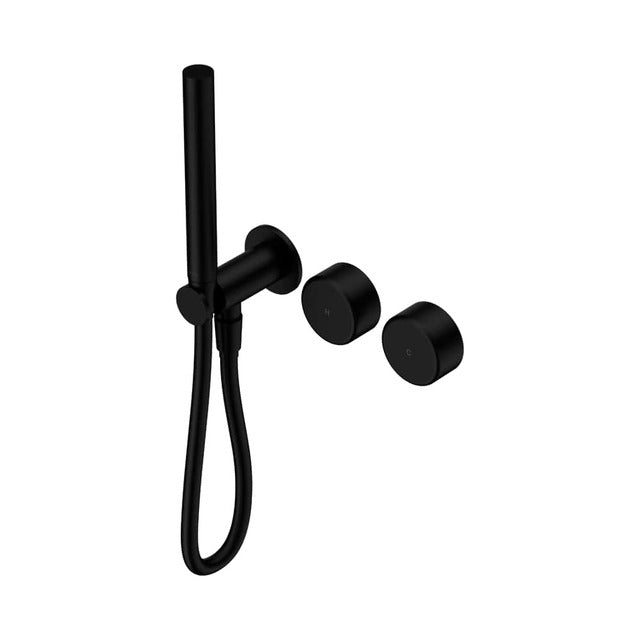 Nero Serenity Progressive Shower System With Metal Handle And Slim Shower Matte Black
