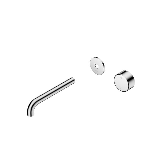 Nero Serenity Progressive Wall Basin Mixer 160mm Spout With Metal Handle Trim Kit Only Chrome 24E108CH - The Blue Space