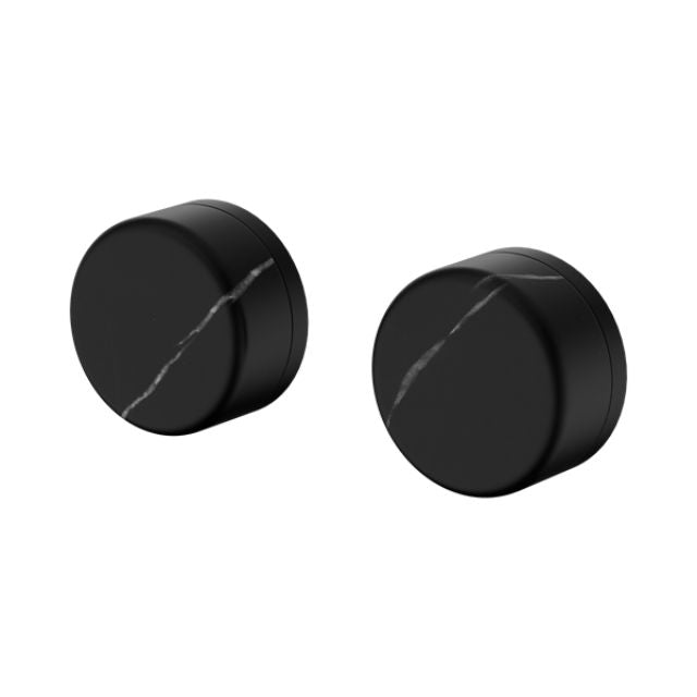 Nero Serenity Wall Top Assembly With Marquina Black Handle Matte Black