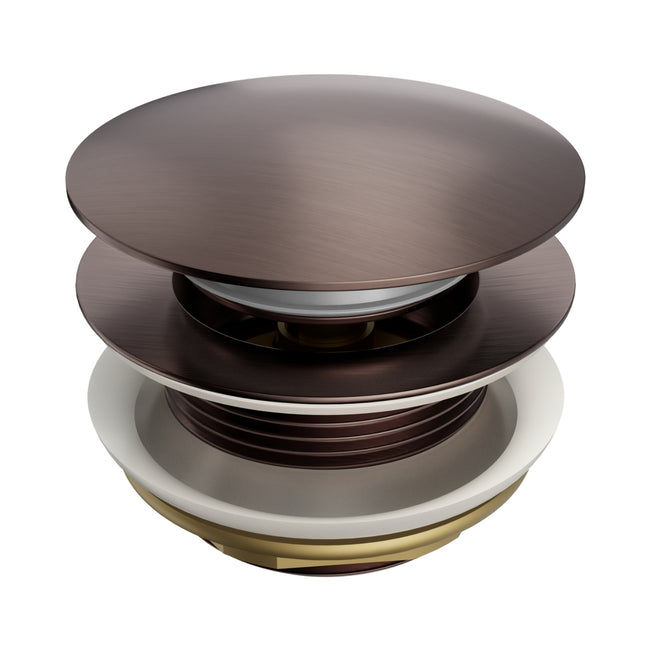 Nero Short Pop Up Bath Waste 40mm Brushed Bronze NRA709BZ - The Blue Space