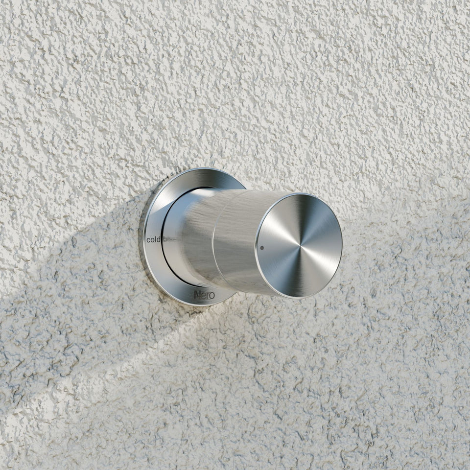 Nero Pure SS316L Shower Mixer Whole Set Brushed Nickel