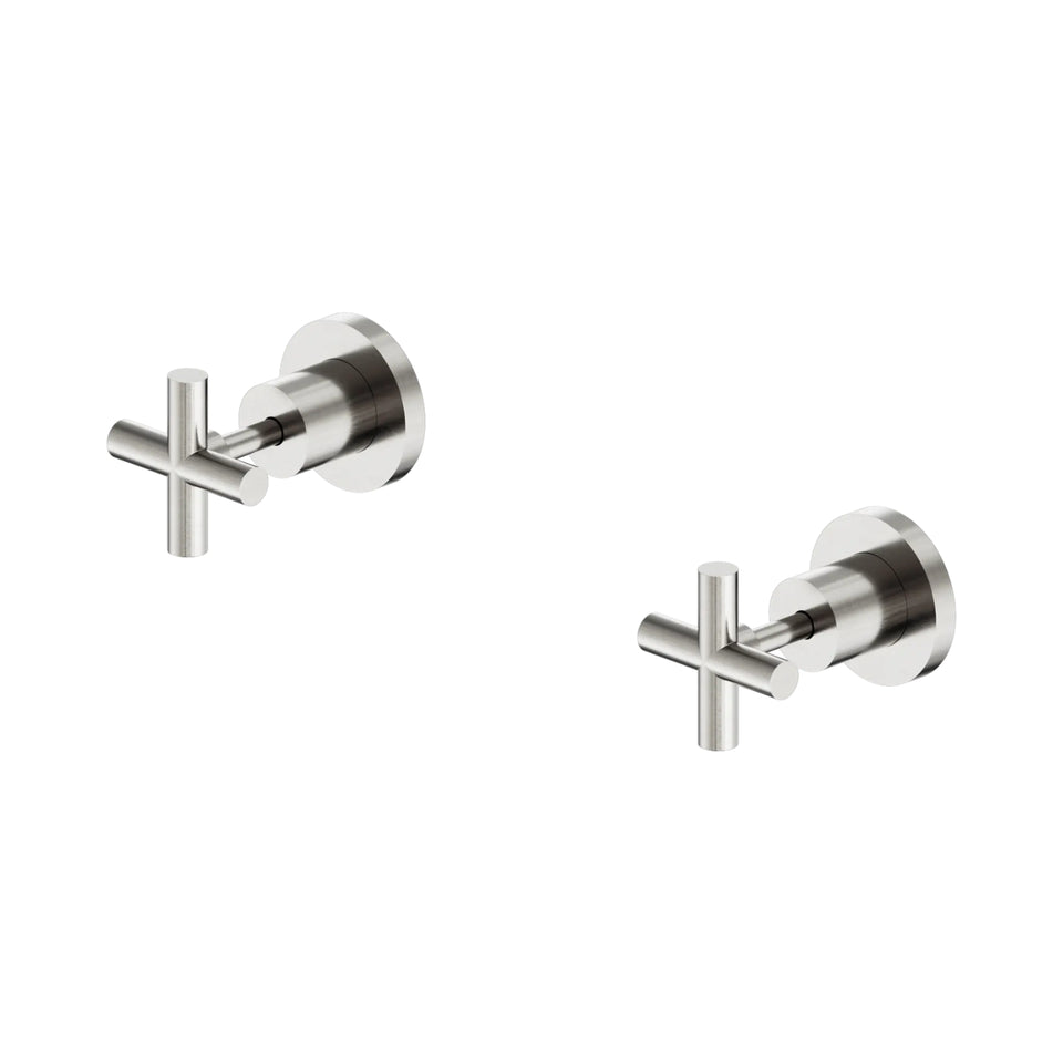 Nero X Plus Wall Top Assemblies Brushed Nickel