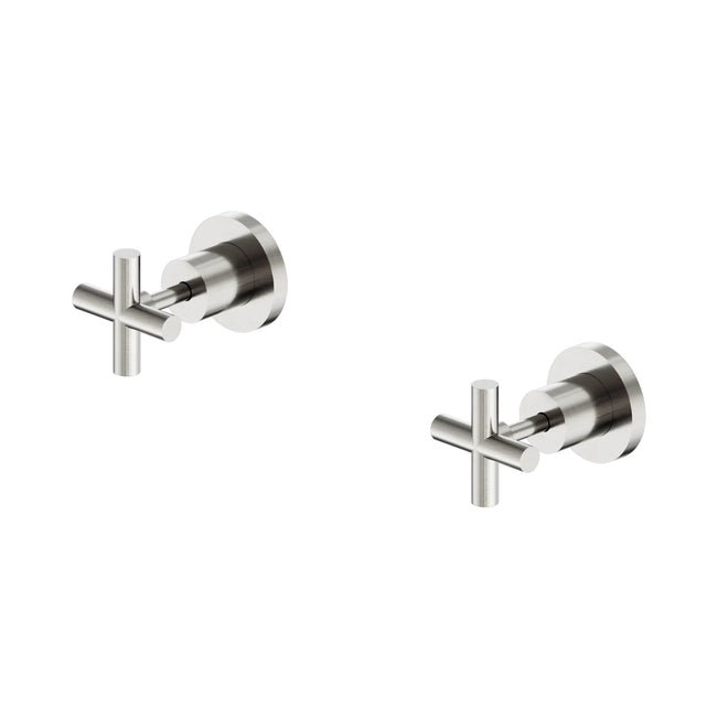 Nero X Plus Wall Top Assemblies Brushed Nickel NR201609BN - The Blue Space