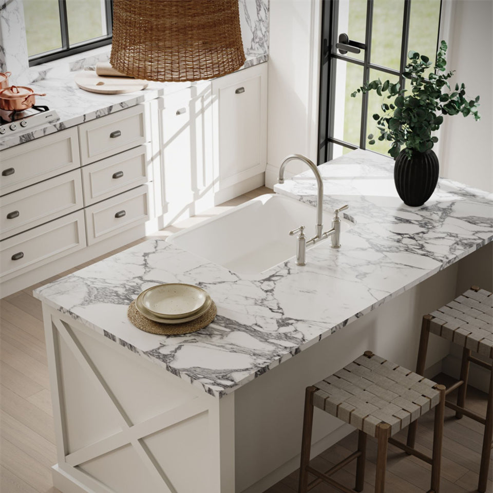 Nero York Bridge Kitchen Set Brushed Nickel