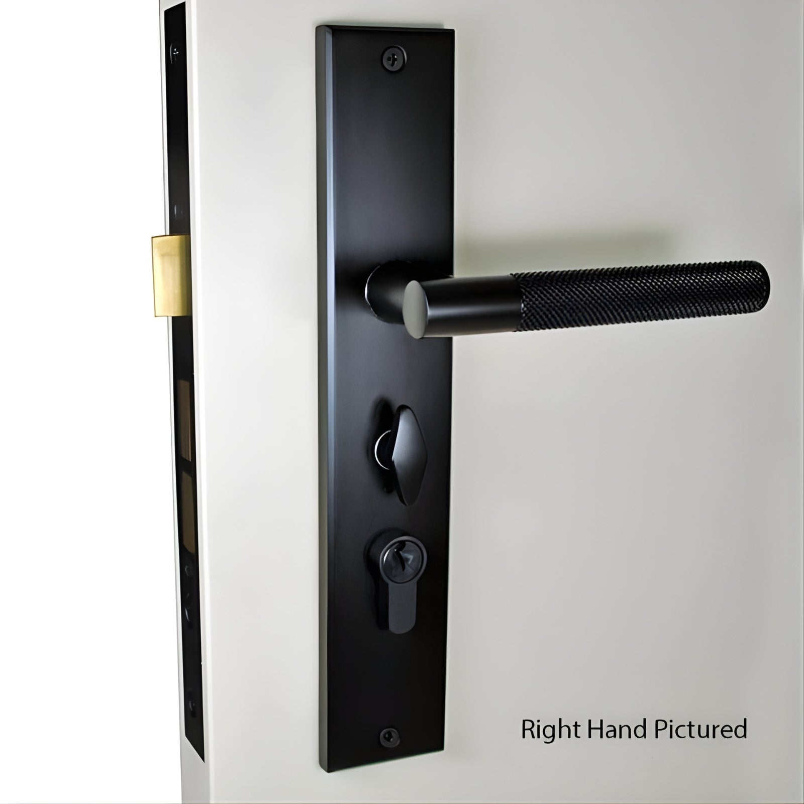 Nidus Knurled Domici Matte Black Ozi 1 Lock Combo Right Hand CMS-DOMK-OR-MB-SET - The Blue Space