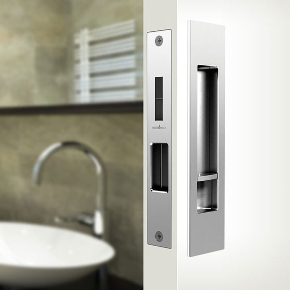 Nidus Mardeco Cavity Sliding Door Privacy Set Polished Chrome