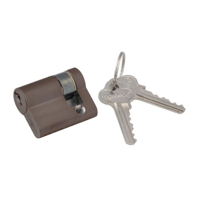 Nidus Mardeco M Series Euro cylinder for 8104 euro lock 4 pin C4 29mm Bronze BR8500/29 - The Blue Space