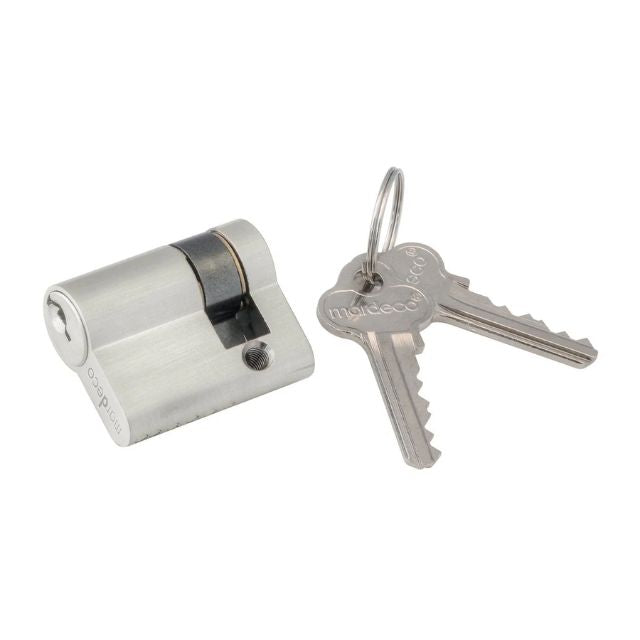 Nidus Mardeco M Series euro cylinder for 8104 euro lock 5 pin C4 32mm Satin Chrome SC8500/32 - The Blue Space