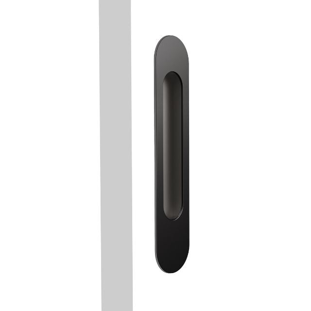 Nidus Mardeco radius flush pull (each) Matte Black