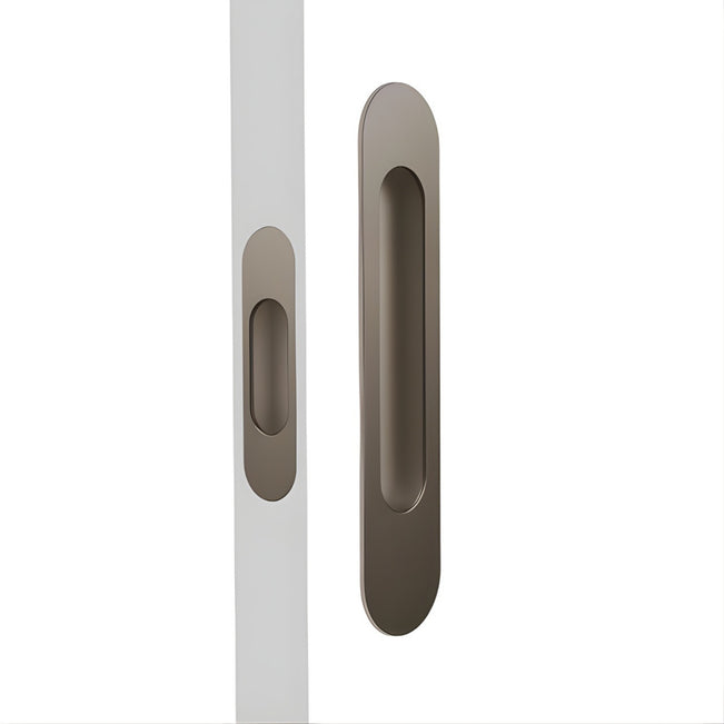 Nidus Mardeco radius flush pull set incl end pull Bronze BR9008/Set - The Blue Space