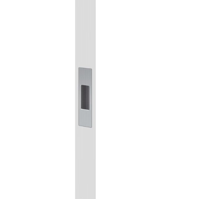 Nidus Mardeco rectangular end pull (each) Brushed Satin Chrome