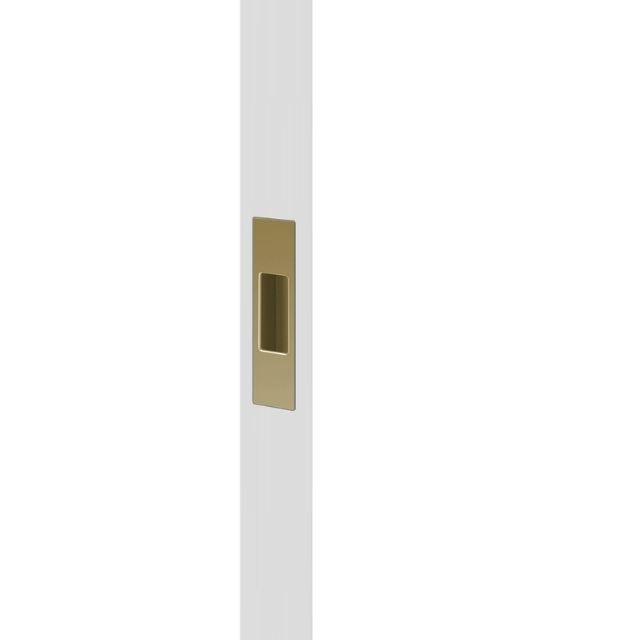 Nidus Mardeco rectangular end pull (each) Satin Brass
