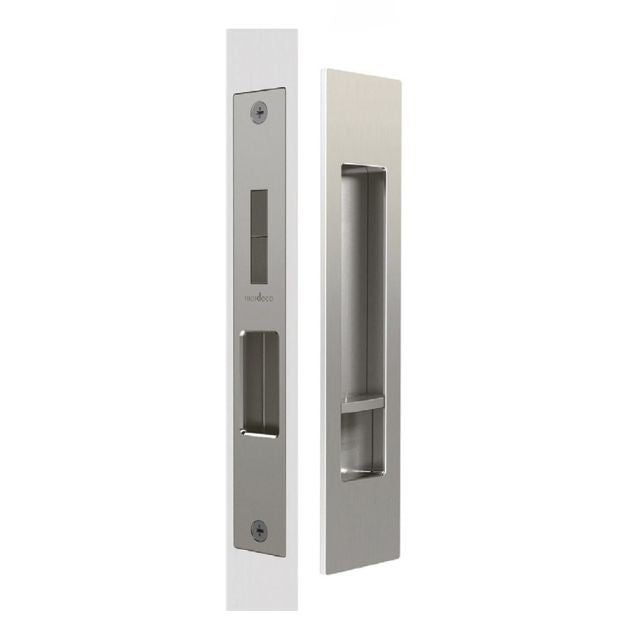 Nidus Mardeco Cavity Sliding Door Privacy Set Brushed Nickel