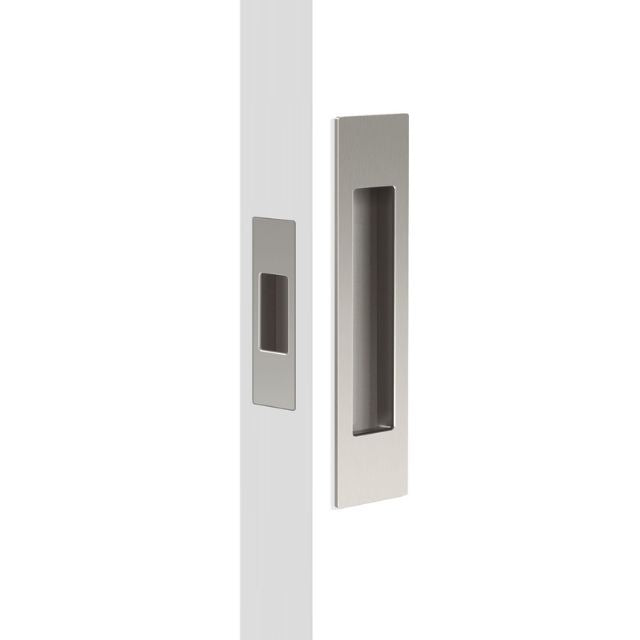 Nidus Mardeco rectangular flush pull set incl end pull Brushed Nickel