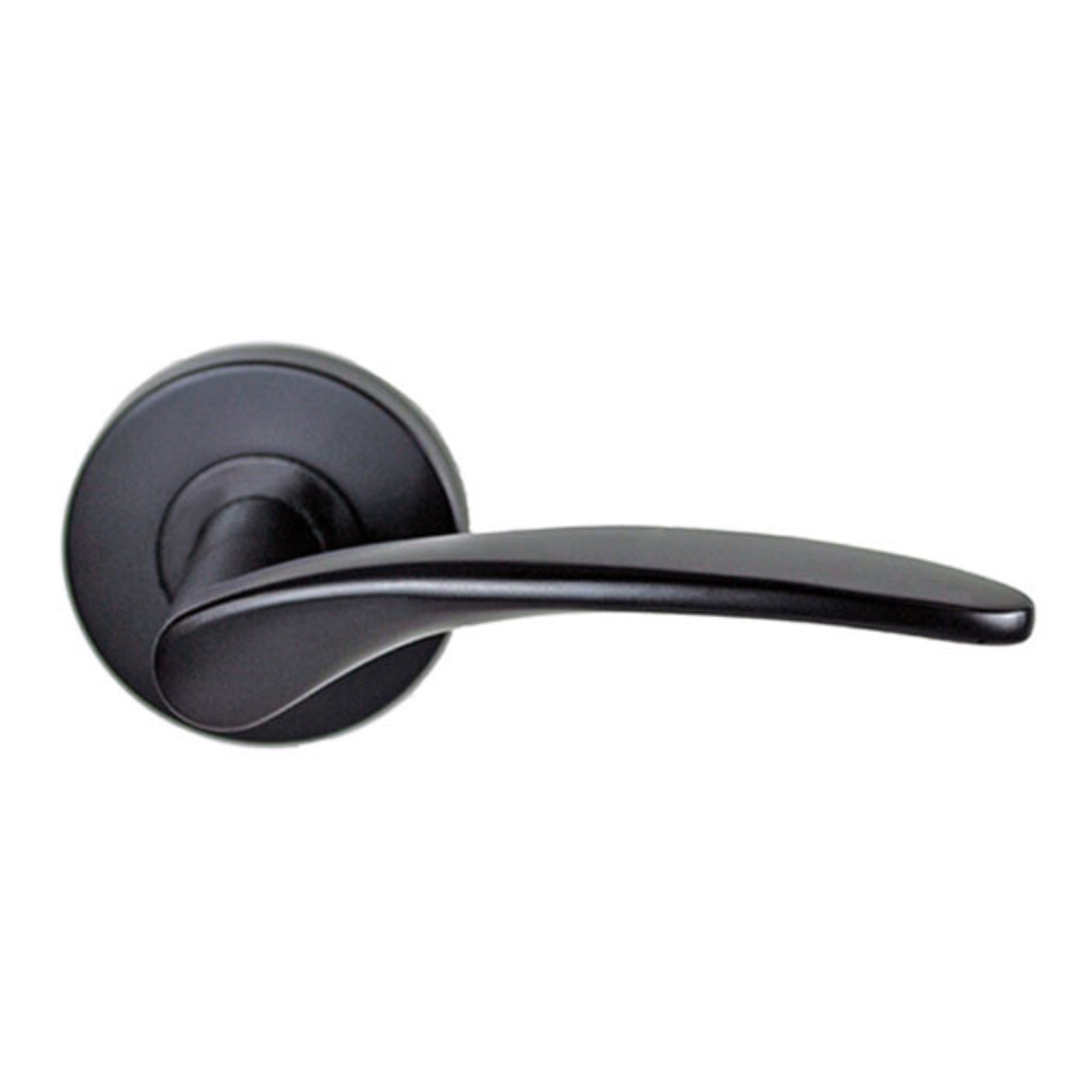 Nidus Mediterranean Altro Passage Door Handle Set Matte Black CMS-ALT-PAS-MB - The Blue Space