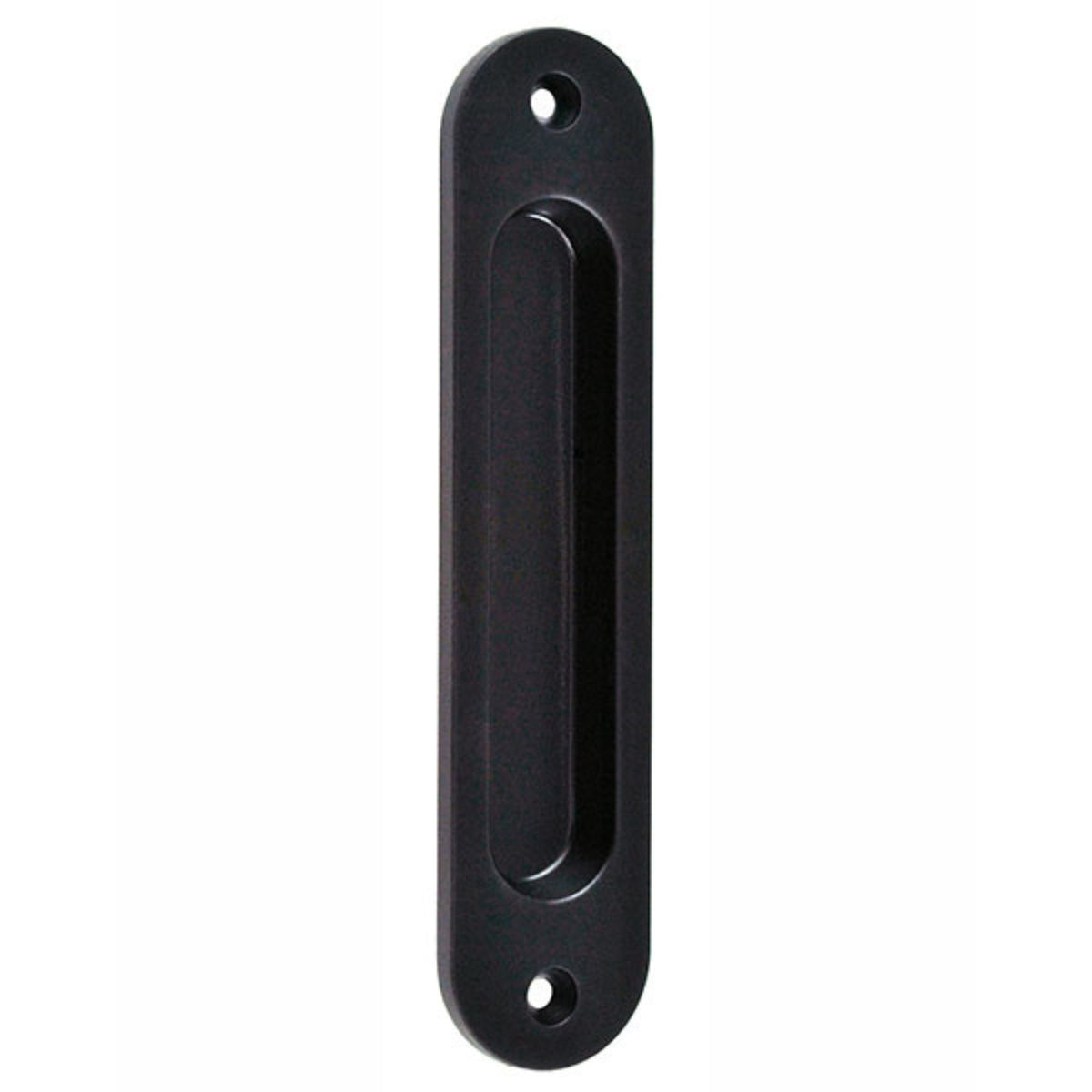 Nidus Radius Sliding Door Flush Pull Handle 135mm Matte Black LFP-CRAD-MB - The Blue Space