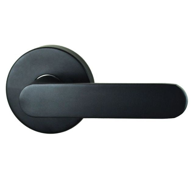 Nidus Spring Passage Lever Set With Latch Matte Black