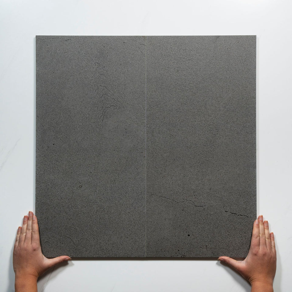 Nuvira Dark Grey Matte Porcelain Tile 300 x 600mm
