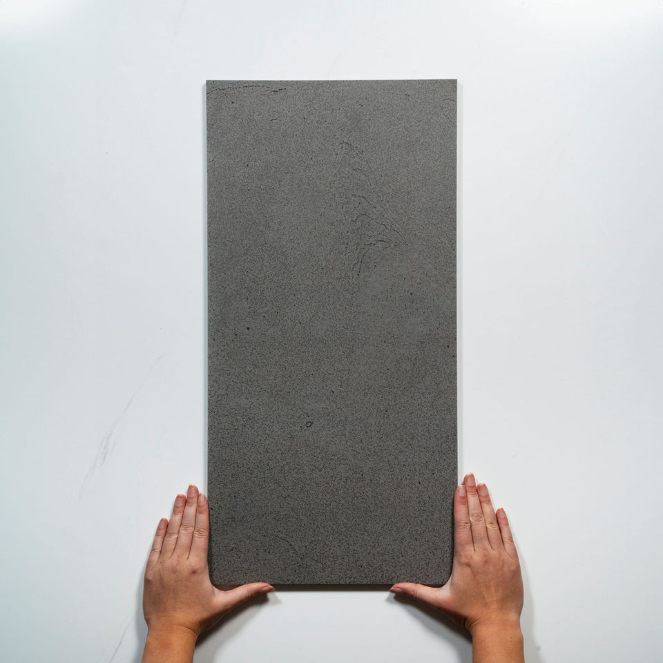 Nuvira Dark Grey Matte Porcelain Tile 300 x 600mm