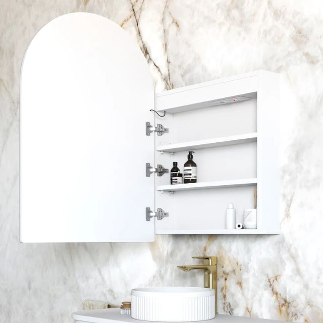 Otti Archie LED Shaving Cabinet Matte White