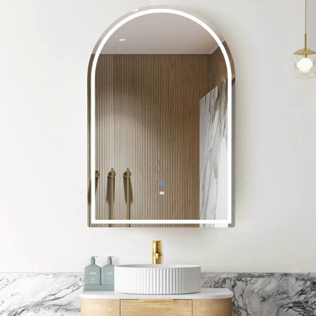 Otti Archie LED Shaving Cabinet Natural Oak