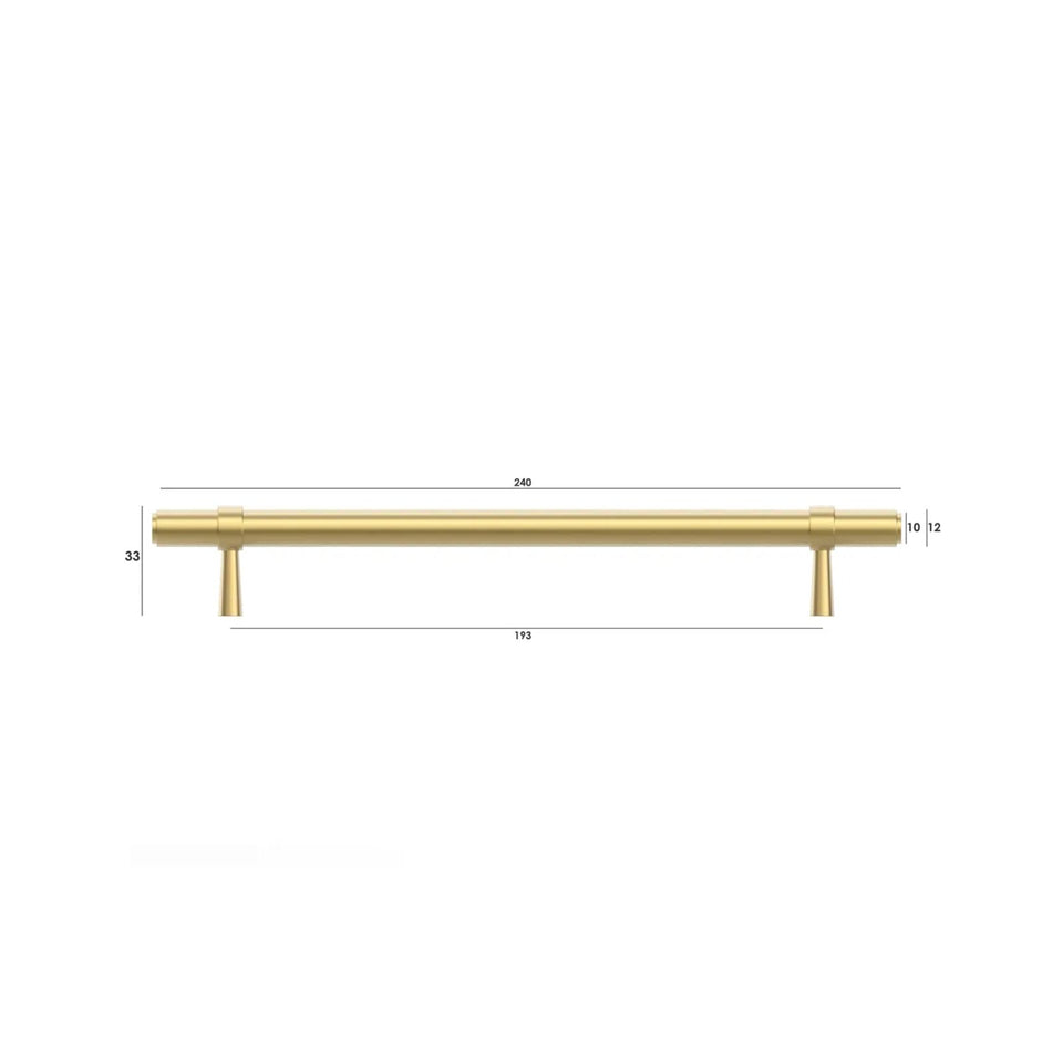 Otti Astor Pull Handle Brushed Brass