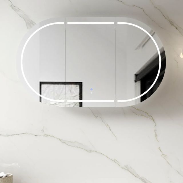 Otti Bondi 1500 LED Shaving Cabinet Matte White
