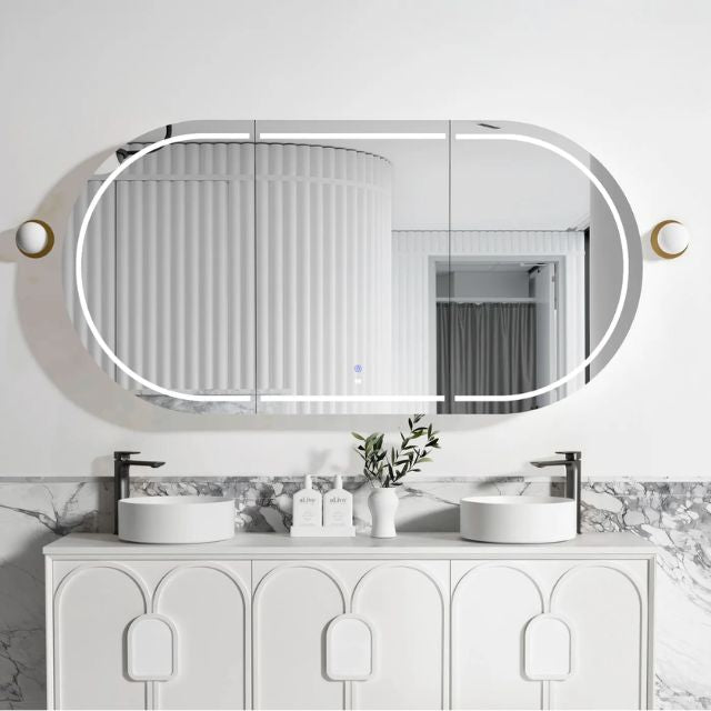 Otti Bondi 1800 LED Shaving Cabinet Matte White
