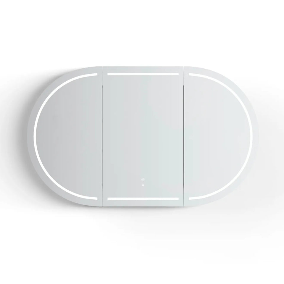 Otti Bondi LED Shaving Cabinet Premium Edition - Woodland Oak