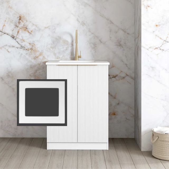 Otti Bondi White 650mm Mini Laundry