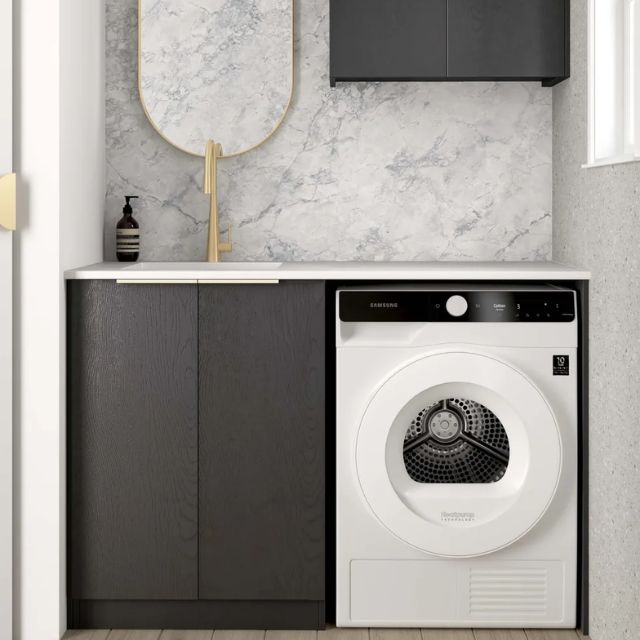 Otti Byron 1305mm Laundry Set A - Black Oak  | The Blue Space
