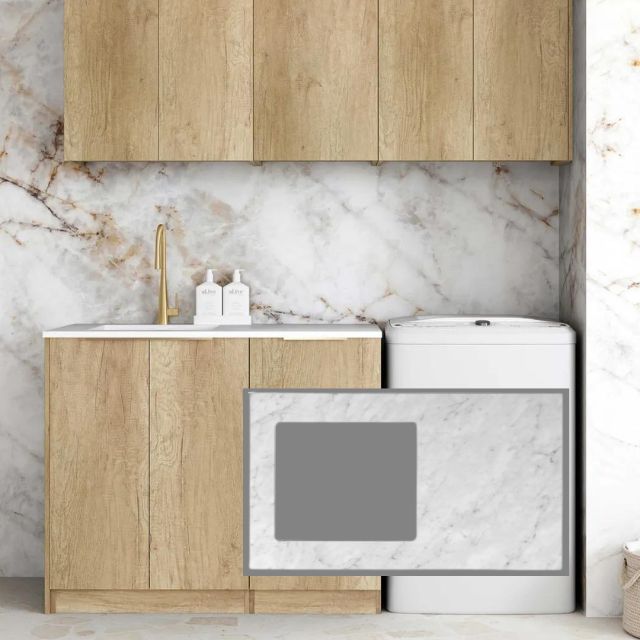 Otti Byron 1715mm Laundry Set B - Natural Oak