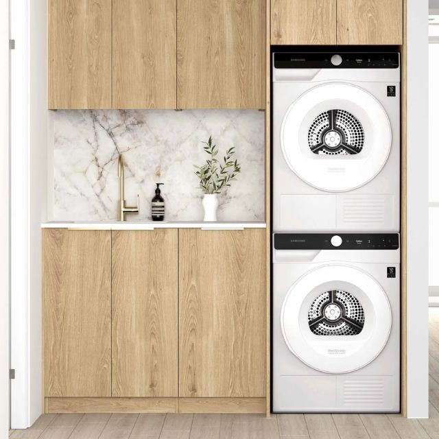 Otti Byron 1715mm Laundry Set C - Natural Oak  | The Blue Space