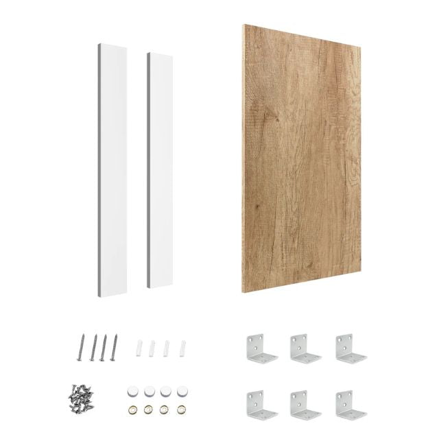 Otti Byron Natural Oak 1300mm Laundry Cabinet Set Includes End Panel with Installation Kit | The Blue Space