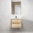 Otti Byron Wall Hung Vanity With Slimline Top BY600NCT-KIT - The Blue Space