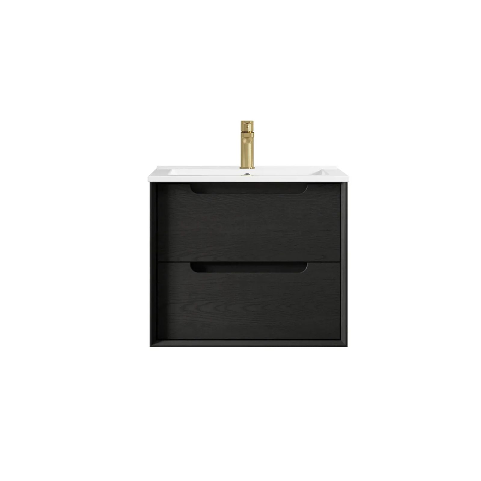 Otti Byron Wall Hung Vanity With Slimline Top BY600BCT-KIT - The Blue Space