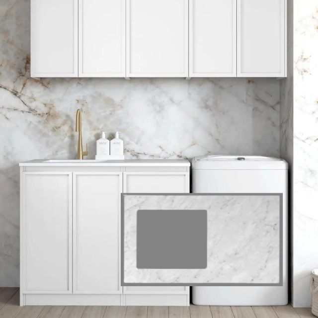 Otti Hampshire 1715mm Laundry Set B - White