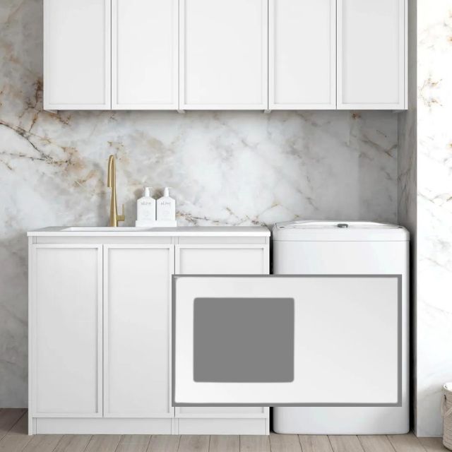 Otti Hampshire 1715mm Laundry Set B - White