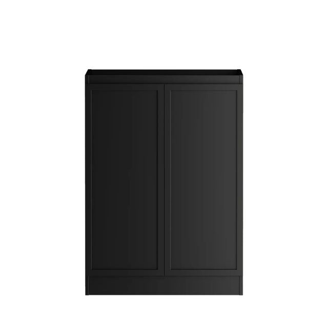Otti Hampshire Black 1300mm Laundry Cabinet Set  Include Floor Standing Cabinet | The Blue Space