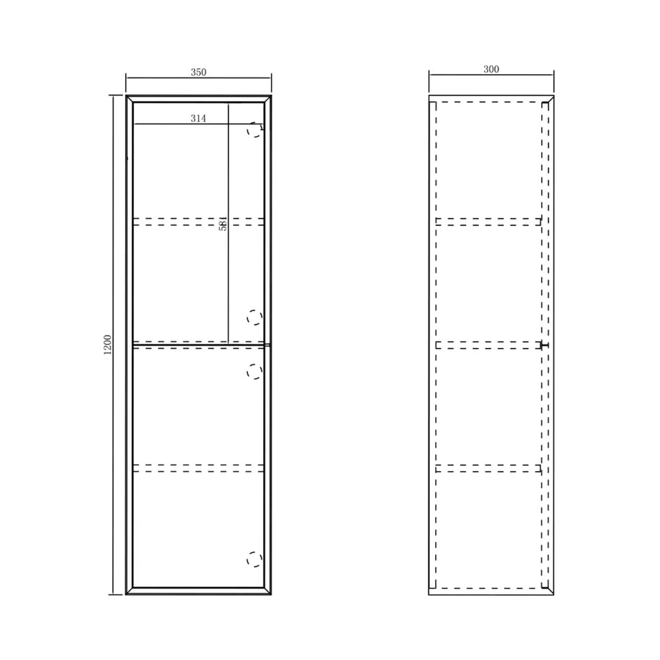 Otti Havana Tall Boy - Sable Walnut