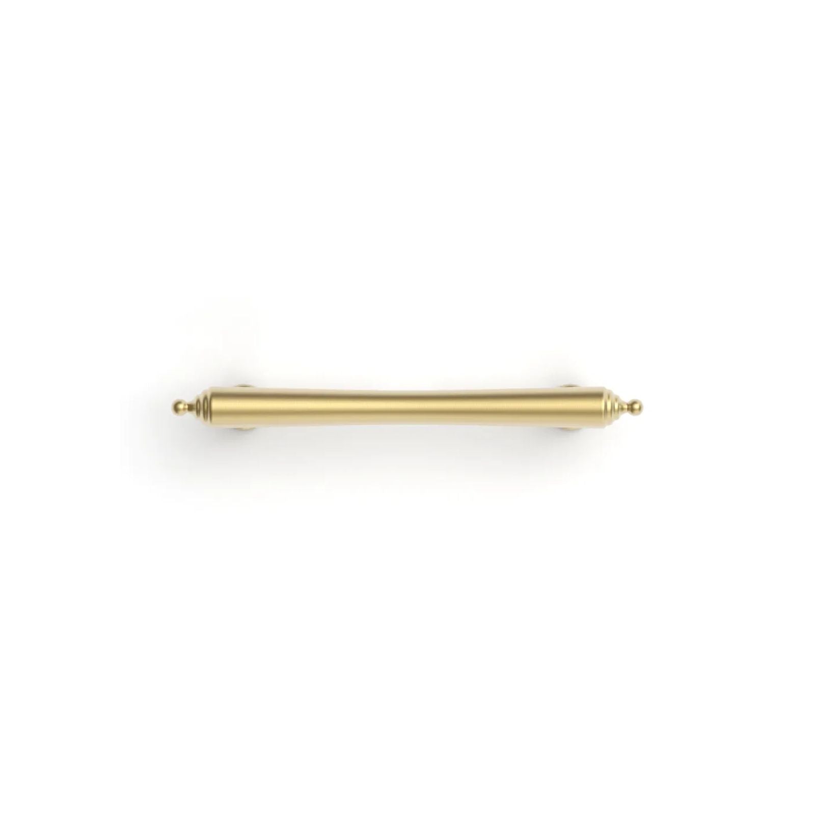 Above Otti Heirloom Pull Handle 140mm Brushed Brass HEHDL96-BB - The Blue Space