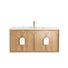 Otti Laguna Mk II Woodland Oak Wall Hung Vanity with Ceramic Top - 1200mm Single Basin LGM1200NCT | The Blue Space
