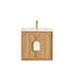 Otti Laguna Mk II Woodland Oak Wall Hung Vanity with Ceramic Top - 600mm Single Basin LGM600NCT | The Blue Space
