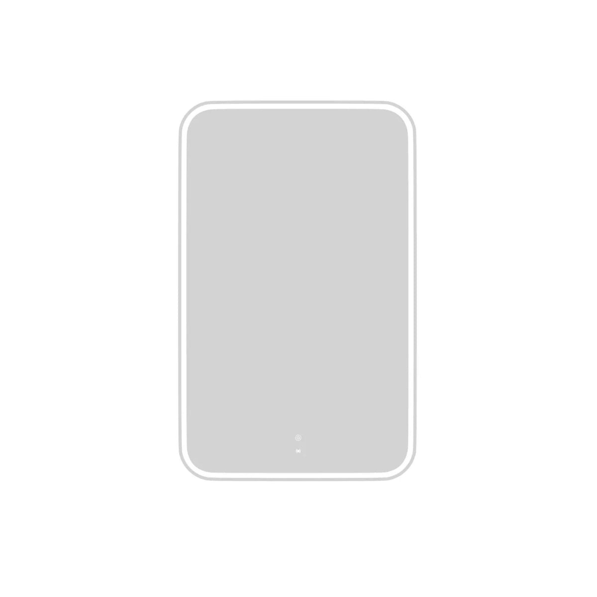 Vertical Otti LED Newport 1200mm x 750mm Frameless Tuffi Mirror LED-SQ1275 - The Blue Space