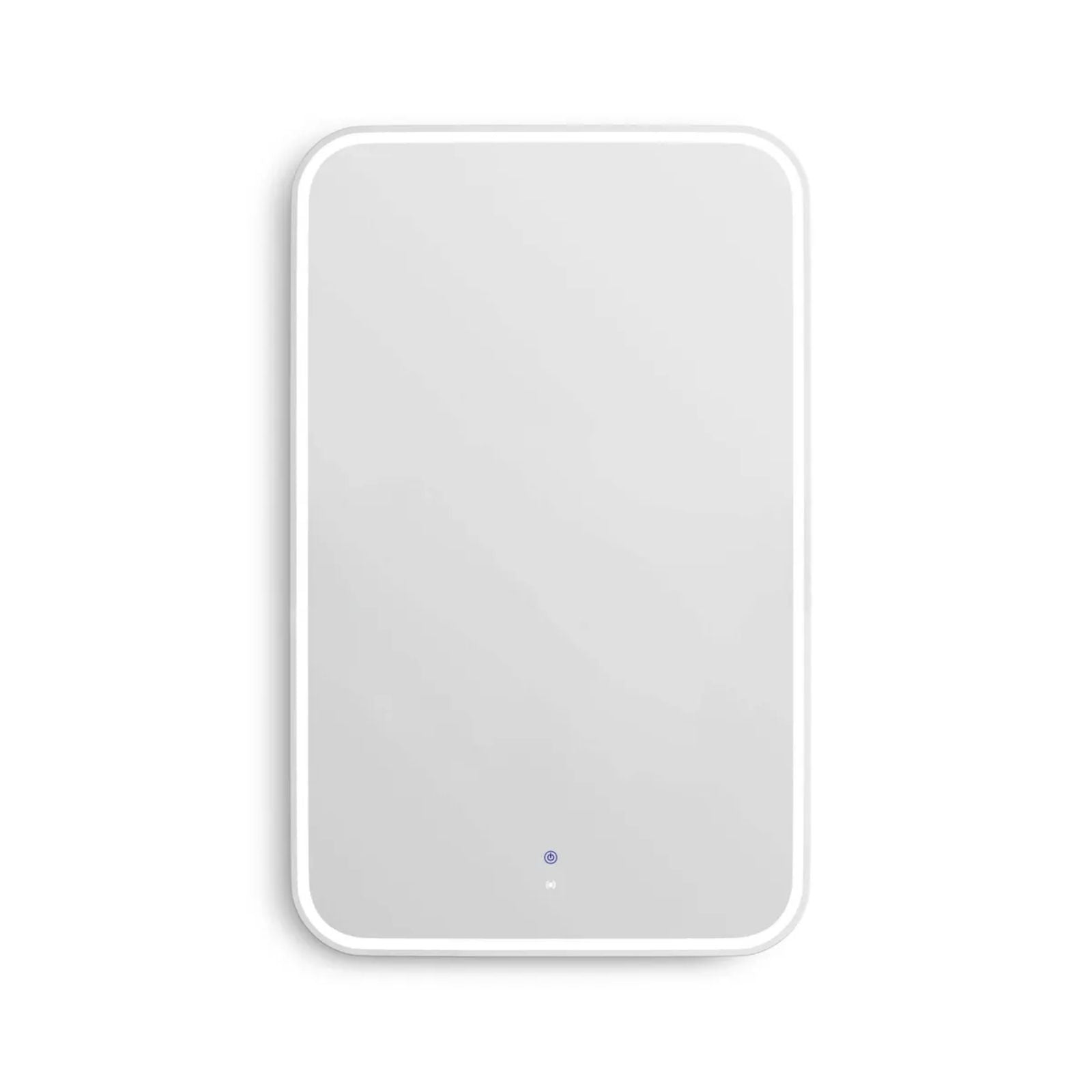Otti LED Newport 1200mm x 750mm Metal Frame Mirror - White LED-SQM1275W - The Blue Space
