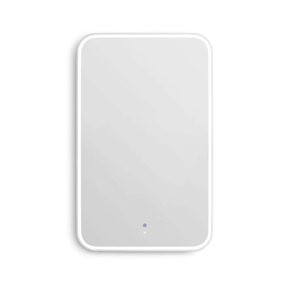 Otti LED Newport 900mm x 600mm Metal Frame Mirror - White