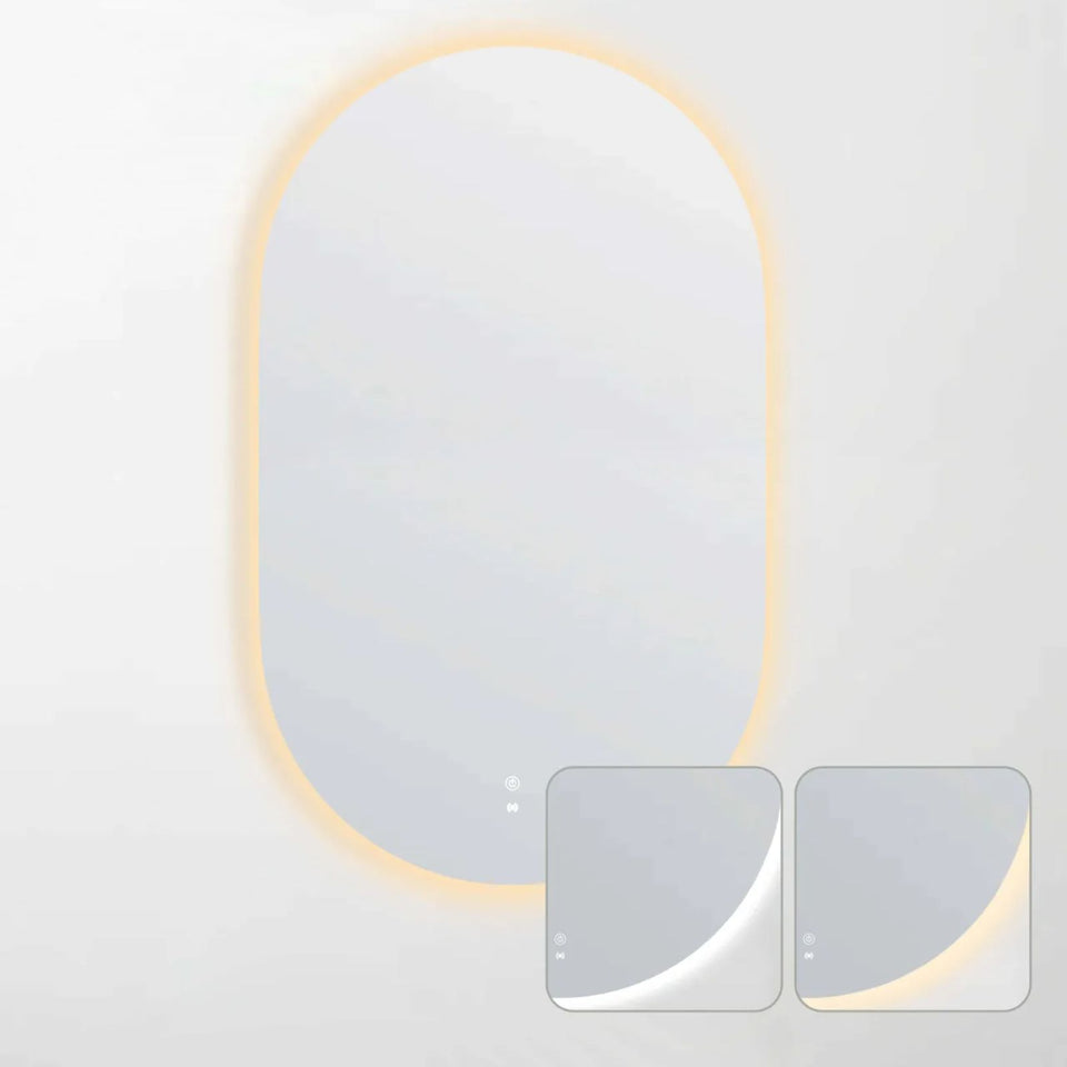 Otti LED Noosa 1200mm x 750mm Frameless Tuffi Mirror