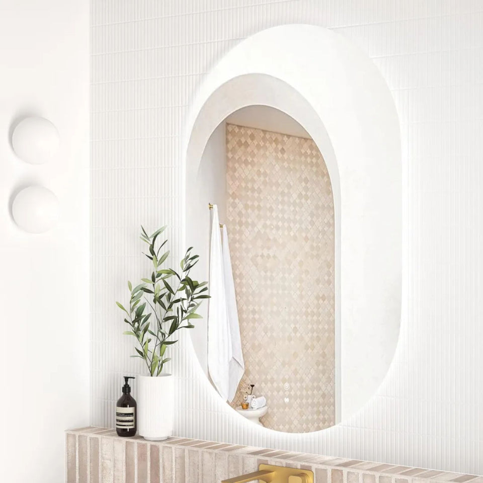 Otti LED Noosa 1200mm x 750mm Frameless Tuffi Mirror
