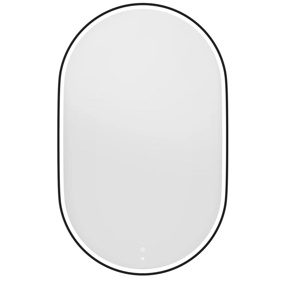 Otti LED Noosa 1200mm x 750mm Metal Frame Mirror - Black