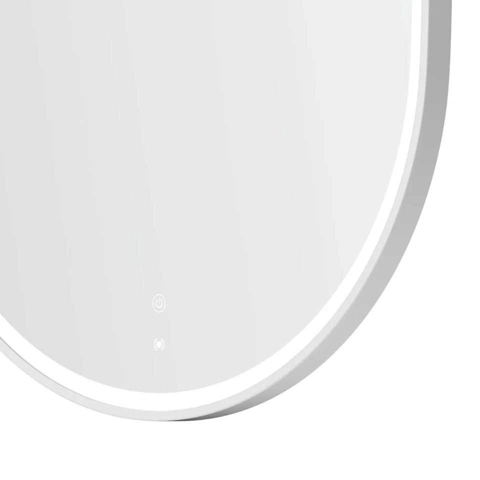 Otti LED Noosa 1200mm x 750mm Metal Frame Mirror - White